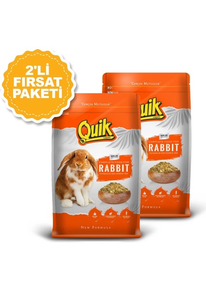 Tavşan Yemi 2X750 gr (2'li Fırsat Paketi)