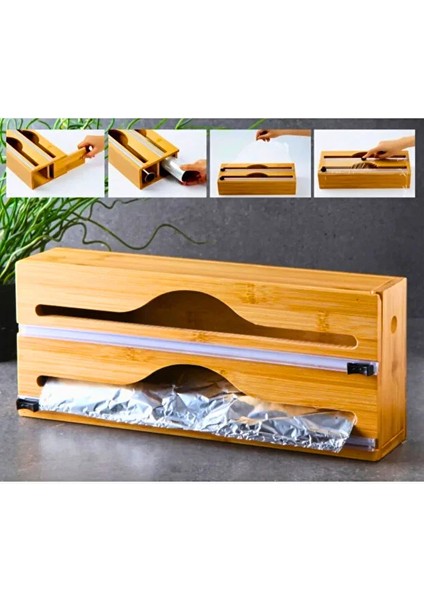 Tohana 2’li Bambu Rulo Folyoluk – Doğal ve Şık Mutfak Düzenleyici 76053