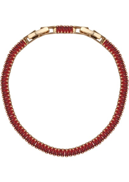 Kırmızı Taşlı Zarif Bileklik