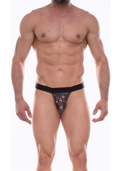 Erkek Desenli Jockstrap Çamaşır