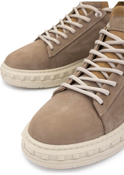 Erkek Hakiki Deri Vizon Nubuk Sneakers & Spor Ayakkabı 352 23105 Erk Ayk SK25-26 Vızon Nbk modelleri
