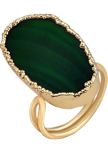 Yeşil Mineli Yüzük