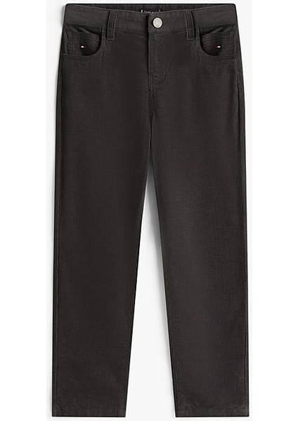 Erkek Çocuk Skater Fit Kadife Pantolon - Antrasit indirimleri