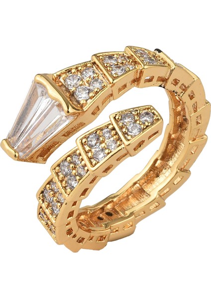 Taşlı Sarmal Yüzük