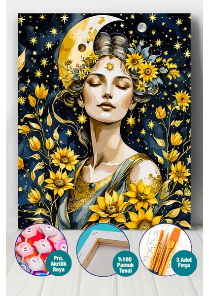 Kadının Düşü Sayılarla Boyama Seti