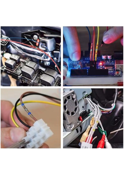 Dahili Lehimli Mühür Makaron 300 Adet 4 Boy Isıyla Daralan Kablo Koruması modelleri