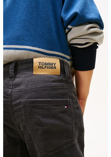 Erkek Çocuk Skater Fit Kadife Pantolon - Antrasit fırsatları