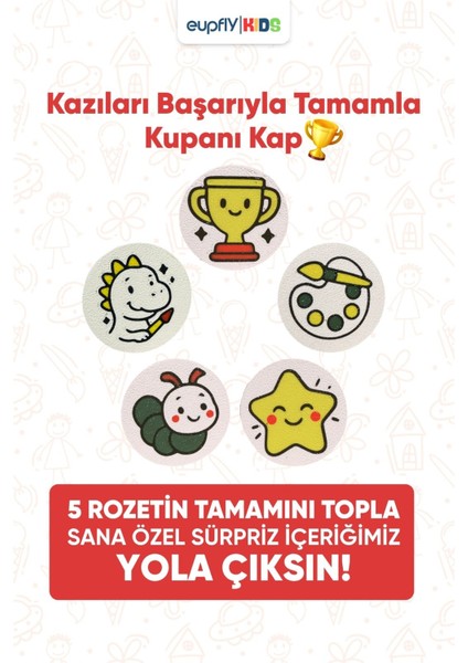 Çiftli Kazı ve Boyama Kiti – Eğitici Stem Seti Çocuklara Ödüllü Keşif Deneyimi fiyatları