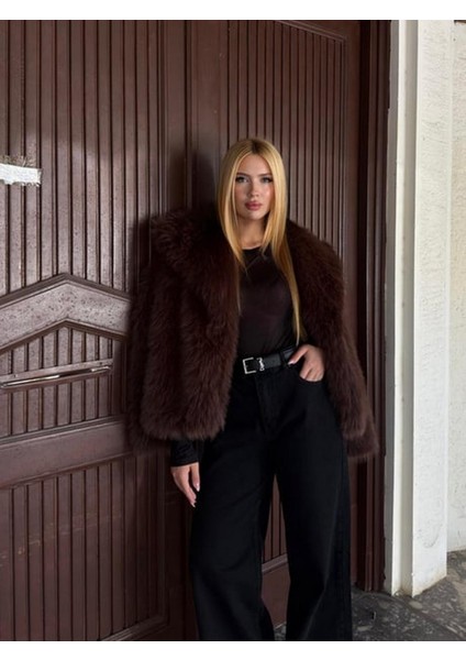 Kadın Yumoş Kürk Kahverengi