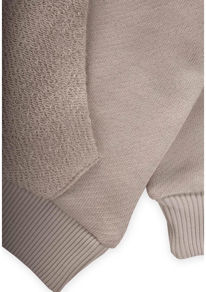 Kapşonlu Sweatshirt 2-10 Yaş Taş modelleri