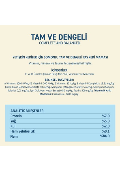 Somonlu Yaş Kedi Maması 85 gr x 24 Adet – Jöle Içinde Parça Etli - Yetişkin Kedi modelleri