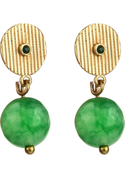 Yeşim Taşlı Küpe