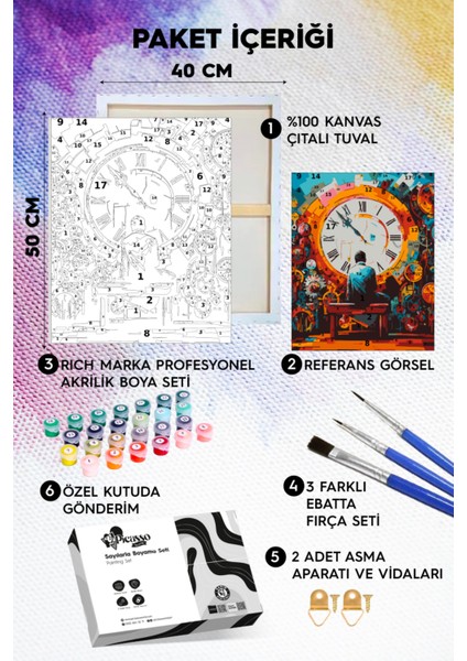 Zamanın Ötesinde Sayılarla Boyama Seti fiyatları