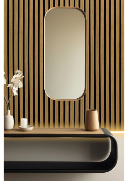 Mdf Ahşap Akustik Duvar Paneli 60X275 cm - Teak fırsatları