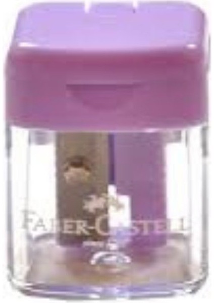Faber Castell Minibox Kalemtıraş Pastel 38 19 26-Mor