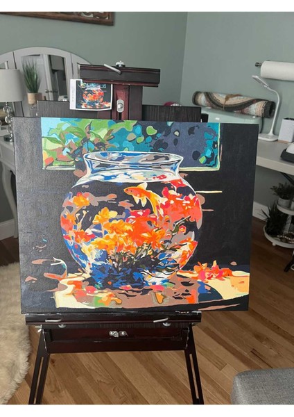 Akvaryum Sayılarla Boyama Seti fiyatları