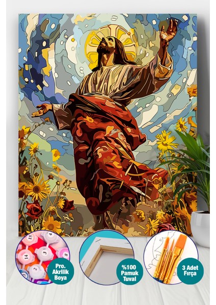 Mesihin Yükselişi Sayılarla Boyama Seti