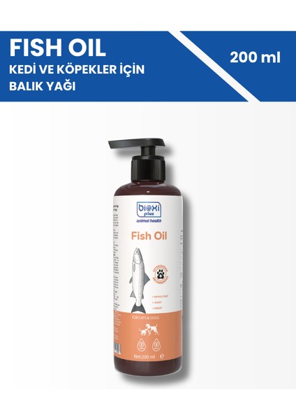 Fish Oil 200 ml – Kedi ve Köpekler Için Omega 3 Takviyesi
