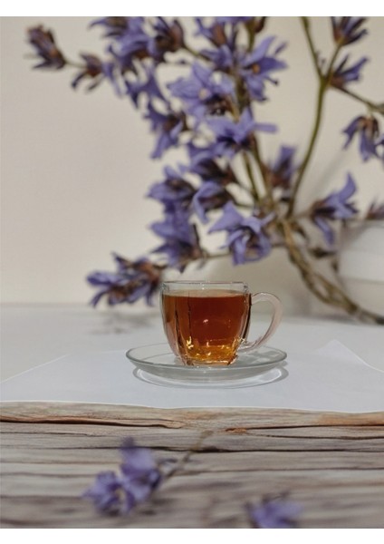 Üç Tırnaklı Kuplu Çay Fincanı-Bardağı- 6 Adet modelleri