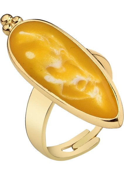 Sarı Mineli Yüzük