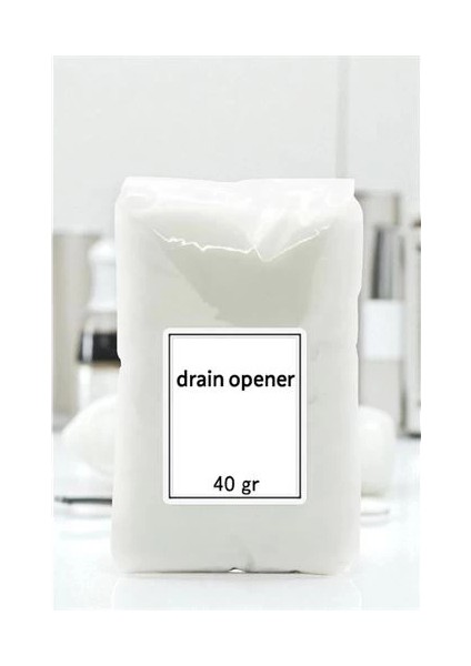 Bfs Tek Kullanımlık Güçlü Gider Açıcı Toz | Lavabo ve Duş Tıkanıklıklarına Çözüm