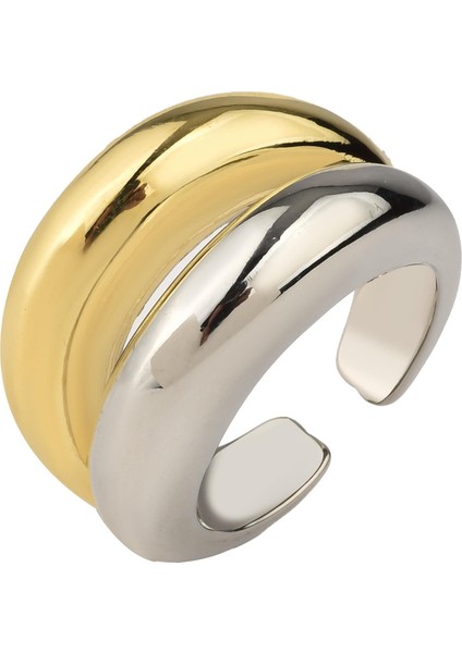 Gold-Silver Yüzük