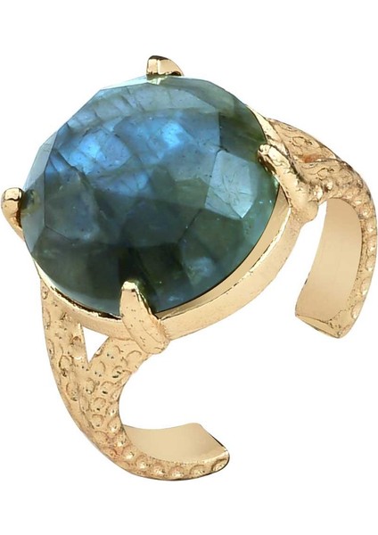 Yeşim Taşlı Doğal Taş Yüzük