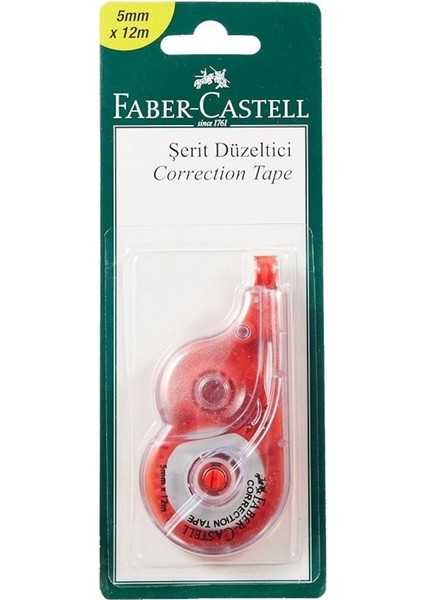 Faber Castell Şerit Düzeltici 5088 169302-KIRMIZI