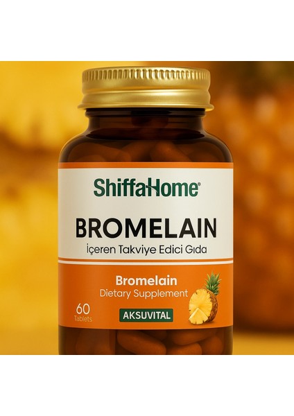 Bromelain Kapsül (60 Kapsül)