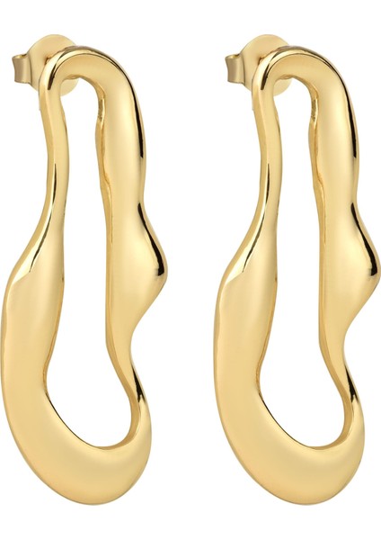 Gold Figürlü Küpe