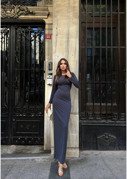 Uzun Kollu Uzun Elbise fiyatları