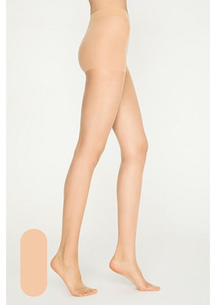 3'lü Paket Fit 15 Parlak Ince Külotlu Çorap - Shıny Thın Pantyhose