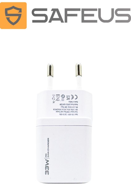 Pd Gan 33W Akım Korumalı Type-C Hızlı Şarj Başlığı Ömür Boyu Garantili fırsatları