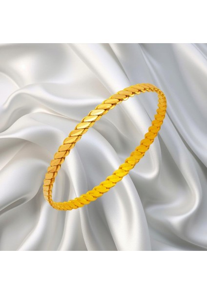 22 Ayar Çocuk Üçlü Burma Bilezik 8 gr