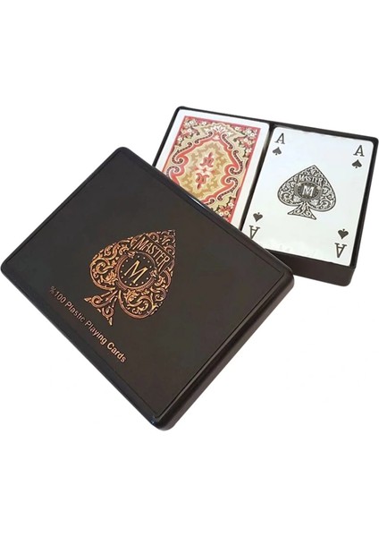 Bfs Master Plastik 2'li Oyun Kağıdı (Mika Kutu)