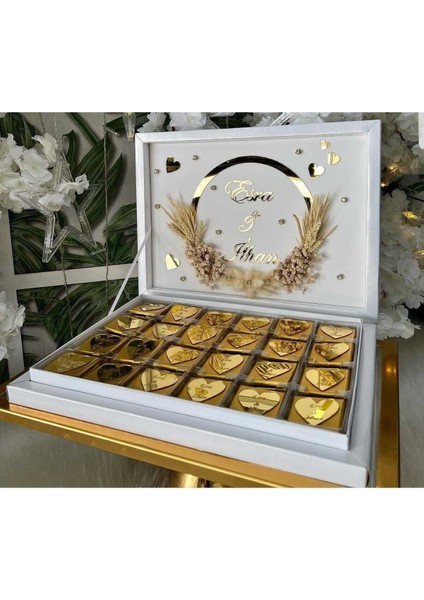 Isme Özel Isteme Çikilotası, Düğün Nikah Kına Çikolatası Kız Isteme Çikilotası