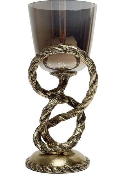 Döküm & Cam Halat Vazo