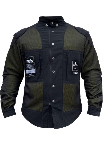 Thebikerjeans Eagle Camo Korumalı Motosiklet Gömleği Erkek fiyatları
