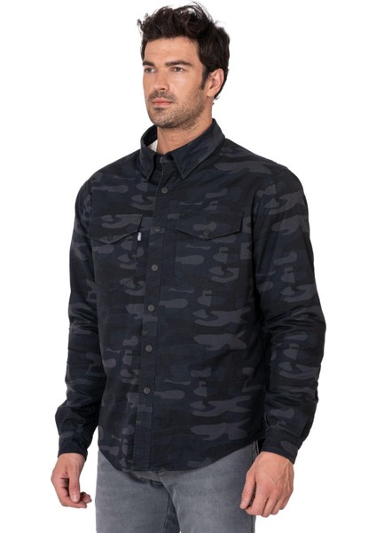 Thebikerjeans Eagle Camo Korumalı Motosiklet Gömleği Erkek modelleri