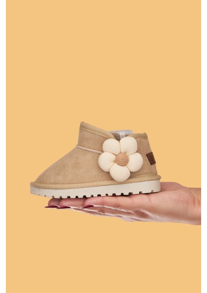 Minto Kız Çocuk ve Bebek Süet Kışlık Pembe Bot - Ortopedik Kaymaz Taban Içi Kürklü Sıcak Tutan Kar Botu fiyatları