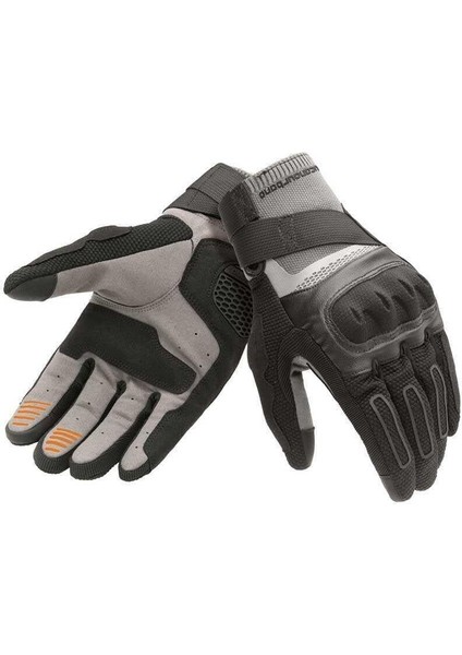 Mrk3 Yazlık Korumalı Motosiklet Eldiven Koyu Gri