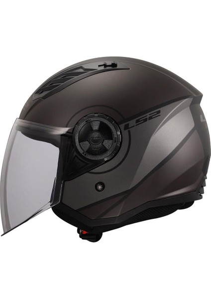 Airflow 2 Açık Motosiklet Kaskı Mat Cover Mat Gri-Siyah modelleri