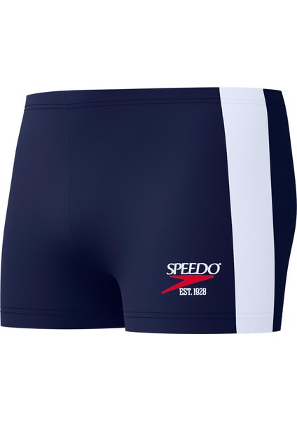 Jetstream Retro Colorblock Square Leg Erkek Yüzücü Mayosu