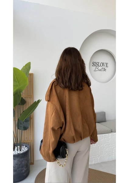 Kadın Süet Ceket Kahverengi fiyatları