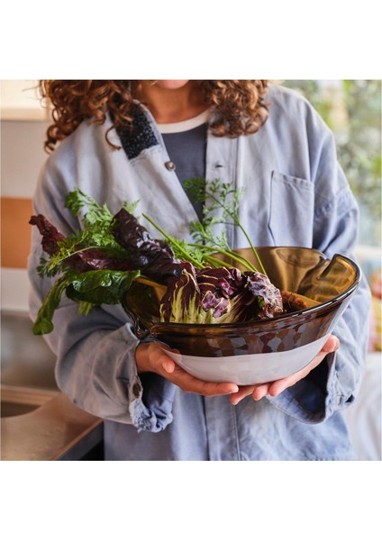 Ommjange Cam Servis Kasesi Cam-Kahverengi 30 cm fiyatları