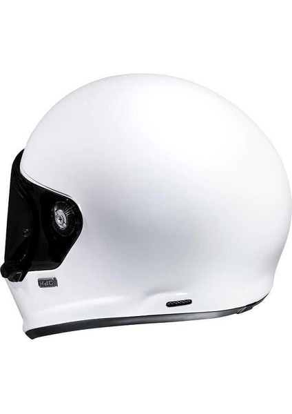 V10 Retro Kapalı Motosiklet Kaskı Beyaz fiyatları