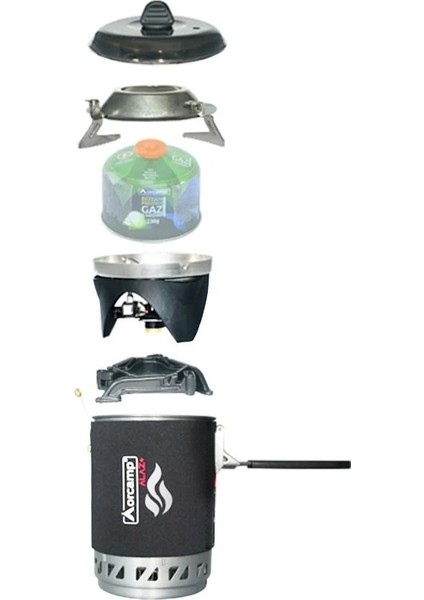 Orcamp Alaz Performans Siyah Ocak