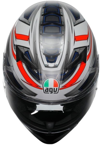 Motosiklet Kaskı K3 Mplk Space Mat White Red Fluo Configuration fırsatları