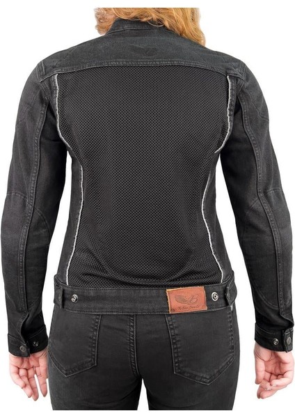 Thebikerjeans Grey Ice Korumalı Kadın Motosiklet Montu modelleri