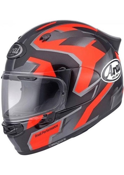 Quantic Motosiklet Kaskı Robotic Red